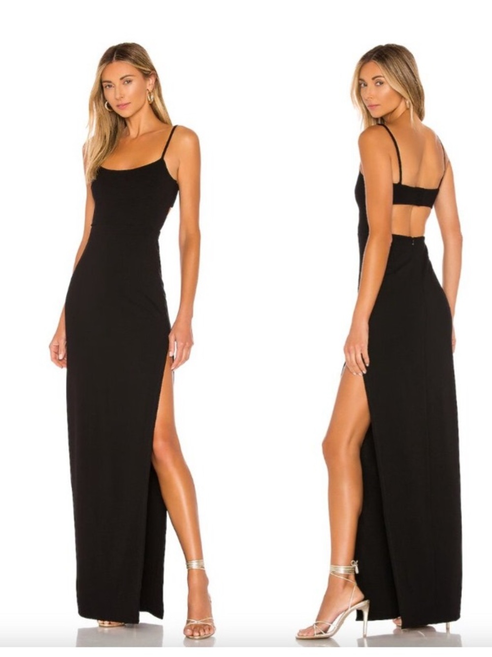 Lovers and Friends Karma Maxi Dress in Black Formal Gown